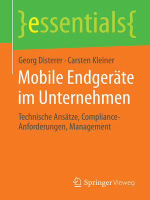 cover image of Mobile Endgeräte im Unternehmen